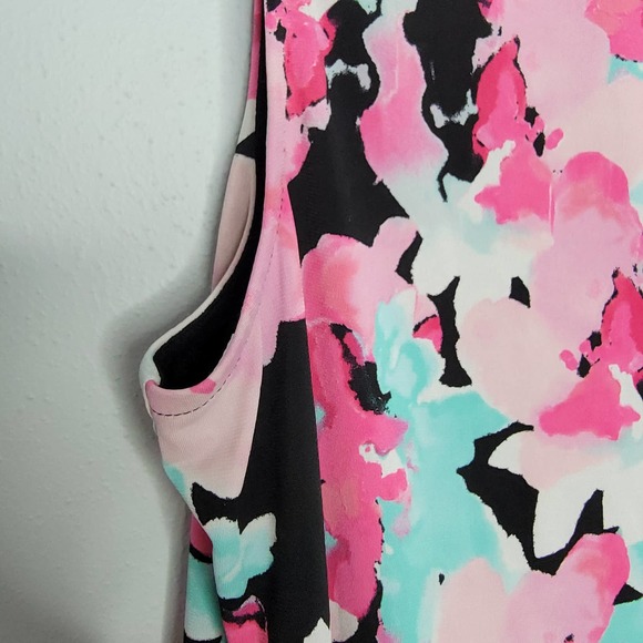 M Black Label by Evan Picone Floral blouse CC - Picture 6 of 10